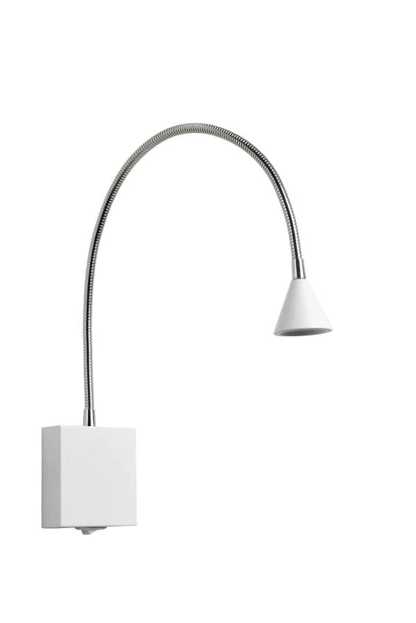 Lucide BUDDY - Bedlamp - LED - 1x4W 4000K - Wit - uit